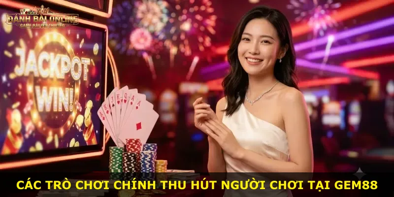 Các trò chơi chính thu hút người chơi tại Gem88