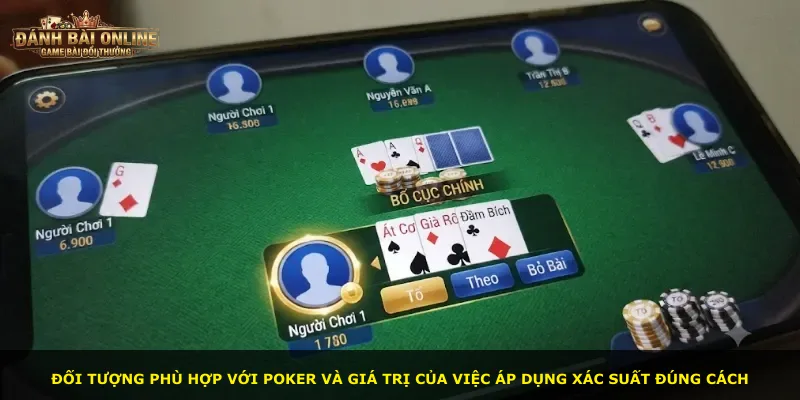 Đối tượng phù hợp với Poker và giá trị của việc áp dụng xác suất đúng cách