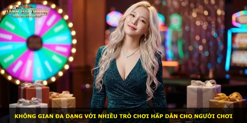 Không gian đa dạng với nhiều trò chơi hấp dẫn cho người chơi