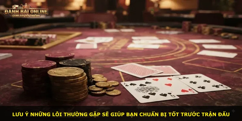 Lưu ý những lỗi thường gặp sẽ giúp bạn chuẩn bị tốt trước trận đấu