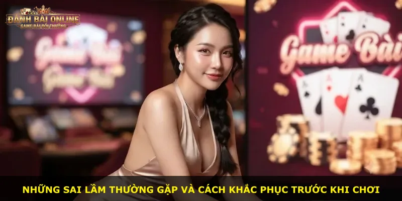Những sai lầm thường gặp và cách khắc phục trước khi chơi