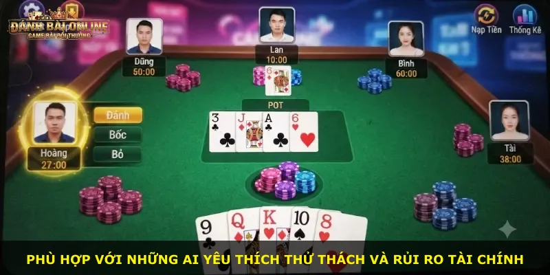 Phù hợp với những ai yêu thích thử thách và rủi ro tài chính