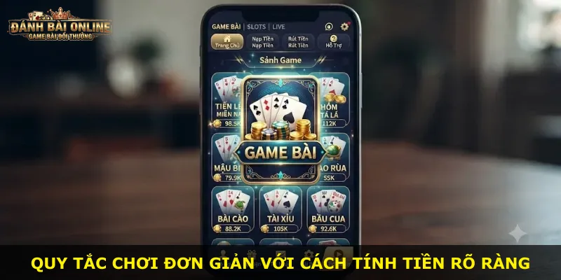 Quy tắc chơi đơn giản với cách tính tiền rõ ràng