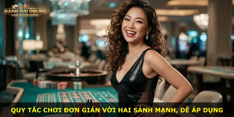 Quy tắc chơi đơn giản với hai sảnh mạnh, dễ áp dụng