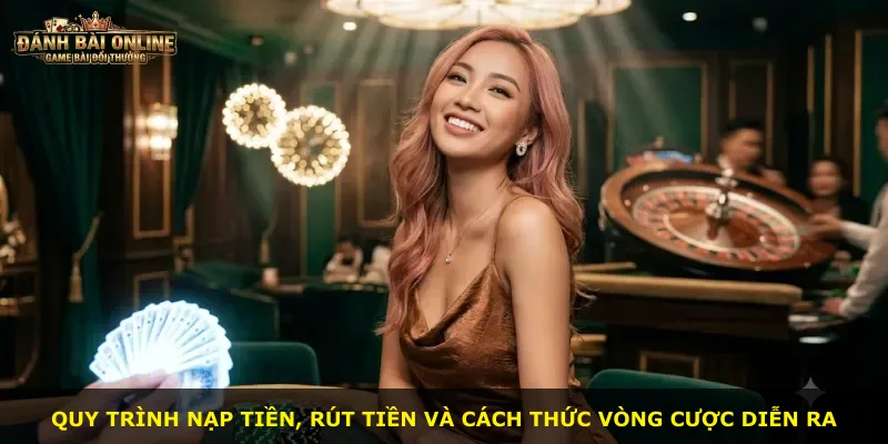 Quy trình nạp tiền, rút tiền và cách thức vòng cược diễn ra