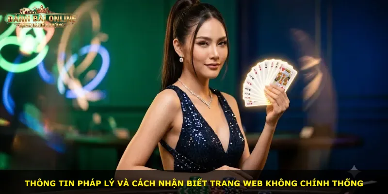 Thông tin pháp lý và cách nhận biết trang web không chính thống