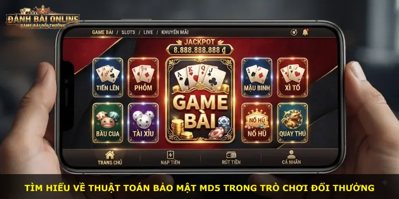 Tìm hiểu về thuật toán bảo mật MD5 trong trò chơi đổi thưởng