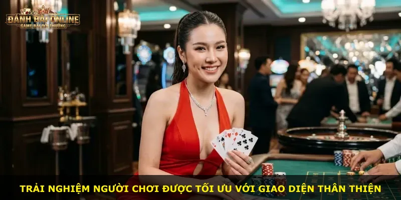 Trải nghiệm người chơi được tối ưu với giao diện thân thiện