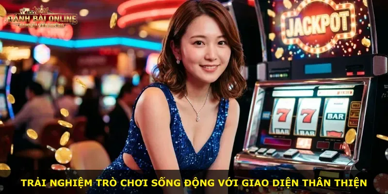 Trải nghiệm trò chơi sống động với giao diện thân thiện