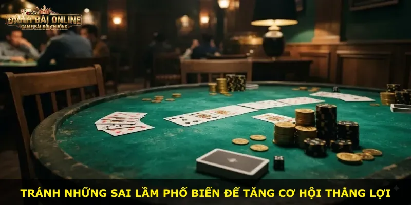 Tránh những sai lầm phổ biến để tăng cơ hội thắng lợi
