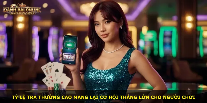 Tỷ lệ trả thưởng cao mang lại cơ hội thắng lớn cho người chơi