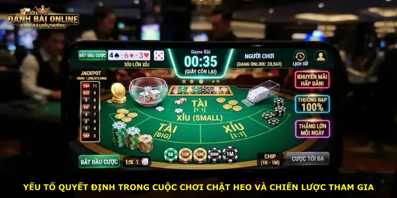 Yếu tố quyết định trong cuộc chơi chặt heo và chiến lược tham gia